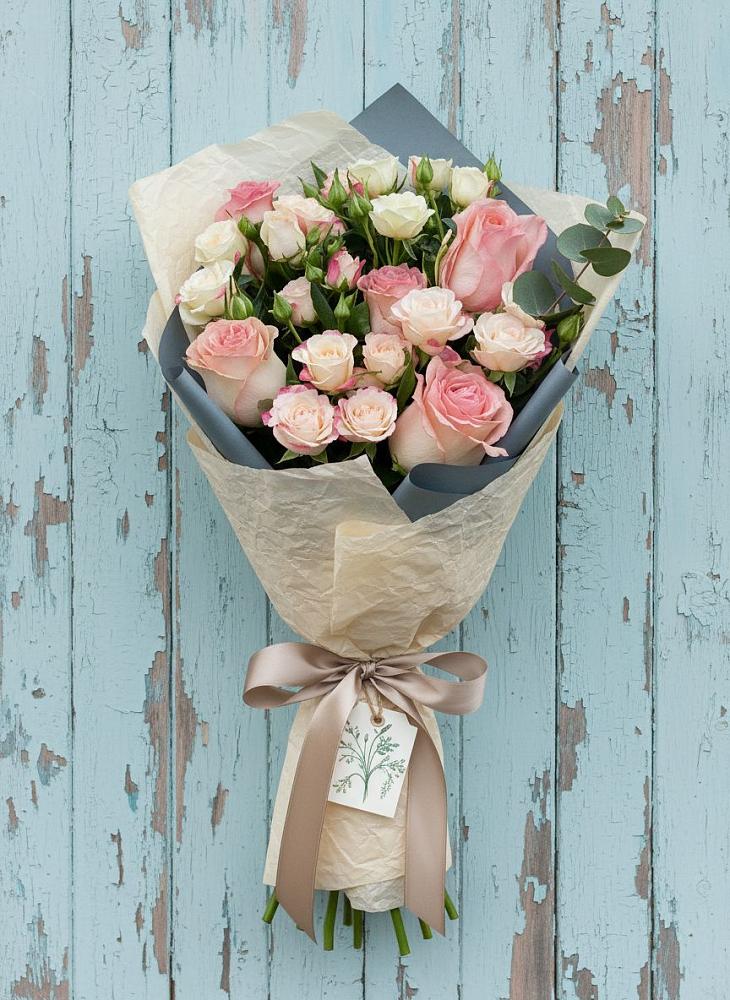 Букет цветов из: Розы в Воскресенское Тульская область