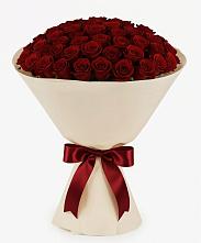 Букет 101 Бордовая роза Блэк Бакарра в Воскресенское Тульская область