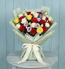Букет цветов из:  Розы в Воскресенское Тульская область