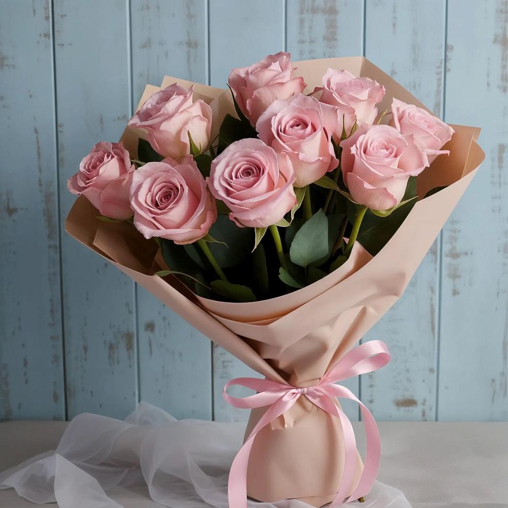 Букет цветов из: Розы в Воскресенское Тульская область