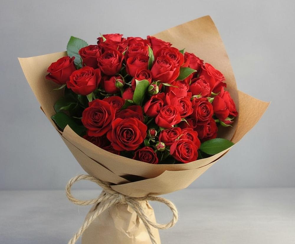 Букет Любовный роман в Воскресенское Тульская область