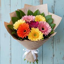 Букет цветов из:  Герберы #REPLACE_PRED# Воскресенское Тульская область