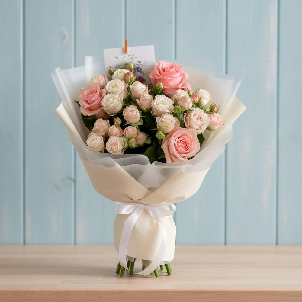 Букет цветов из: Розы в Воскресенское Тульская область