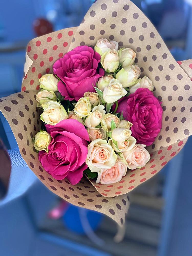 Букет цветов из: Розы в Воскресенское Тульская область