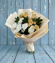 Букет цветов из:  Розы и Хризантемы #REPLACE_PRED# Воскресенское Тульская область