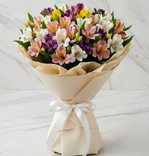 Букет цветов из:  Альстромерии в Воскресенское Тульская область