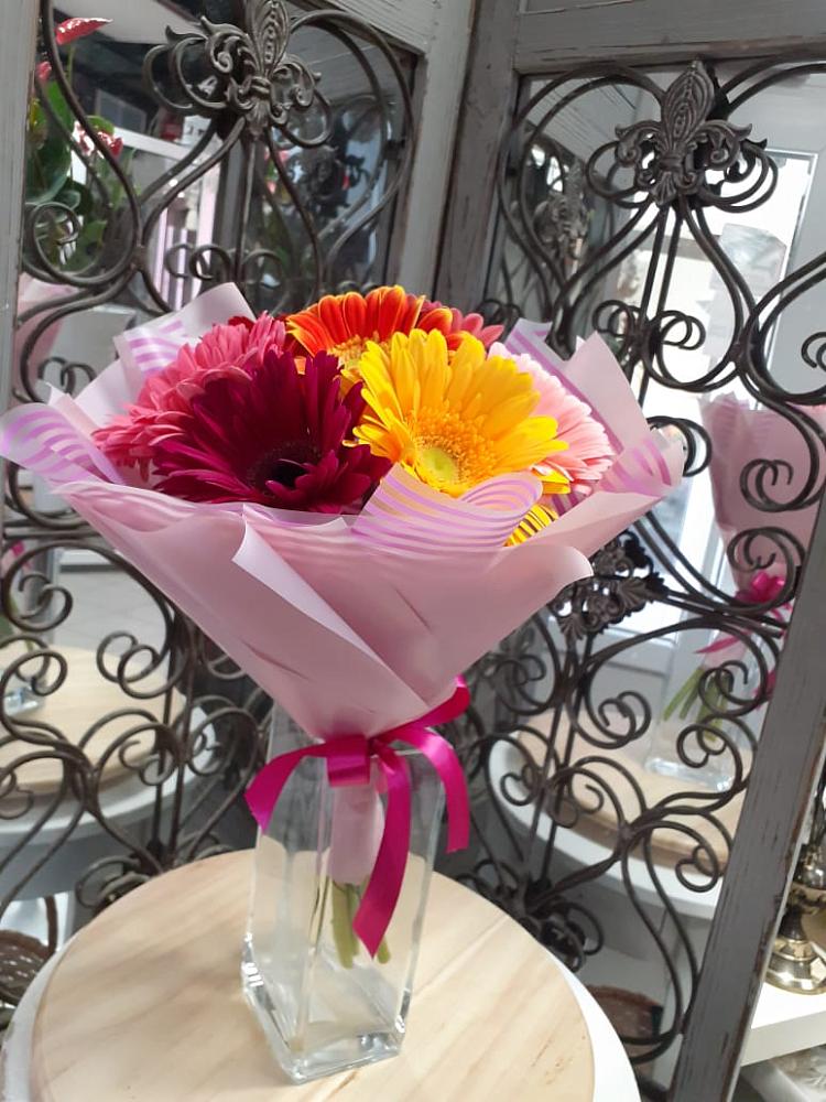 Букет цветов из: Герберы в Воскресенское Тульская область