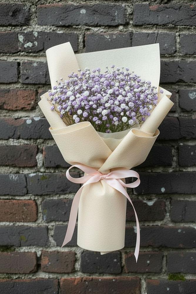 Букет цветов из: Гипсофила в Воскресенское Тульская область