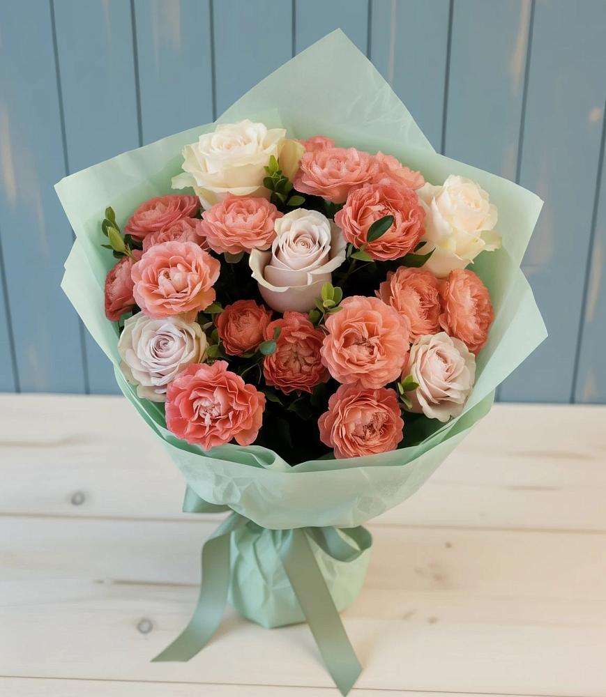 Букет цветов из: Розы в Воскресенское Тульская область