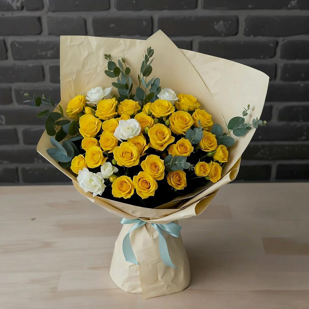 Букет цветов из: Розы в Воскресенское Тульская область