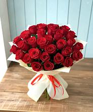 Букет 29 Красных роз в Воскресенское Тульская область
