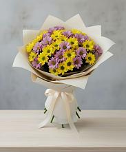 Букет цветов из:  Хризантемы в Воскресенское Тульская область