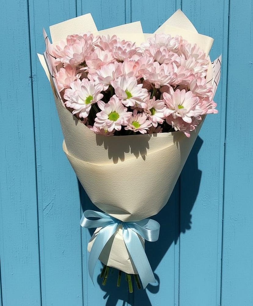 Букет цветов из: Хризантемы в Воскресенское Тульская область