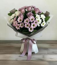 Букет цветов из:  Хризантемы и Розы #REPLACE_PRED# Воскресенское Тульская область