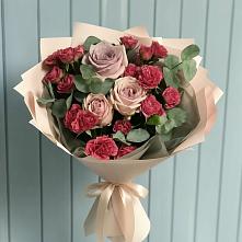 Букет цветов из:  Гвоздики и Розы #REPLACE_PRED# Воскресенское Тульская область