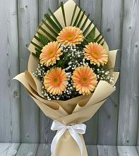 Букет цветов из:  Герберы #REPLACE_PRED# Воскресенское Тульская область