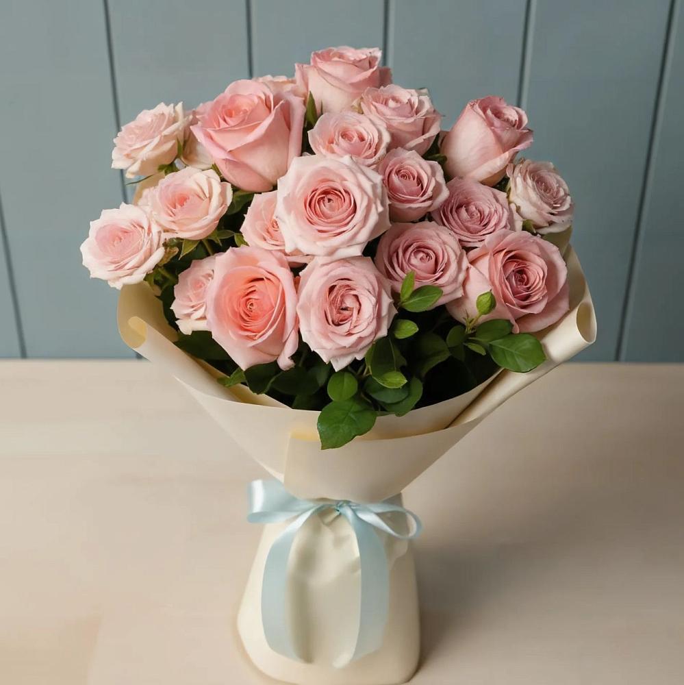 Букет Розовый шарм в Воскресенское Тульская область