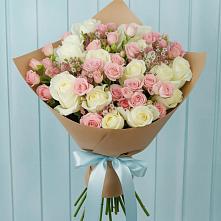 Букет цветов из:  Розы в Воскресенское Тульская область