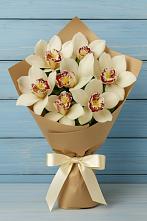 Букет цветов из:  Орхидеи и Розы в Воскресенское Тульская область