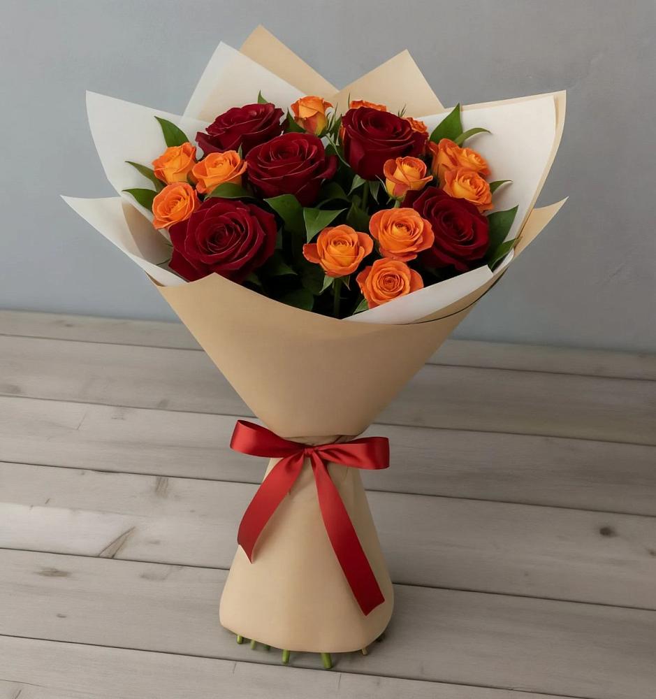 Букет Любовь и восторг в Воскресенское Тульская область