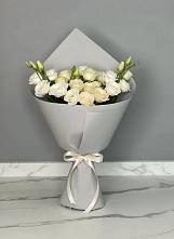 Букет цветов из:  Розы и Лизиантусы в Воскресенское Тульская область