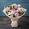 Букет цветов из: Хризантемы, Альстромерии и Розы в Воскресенское Тульская область